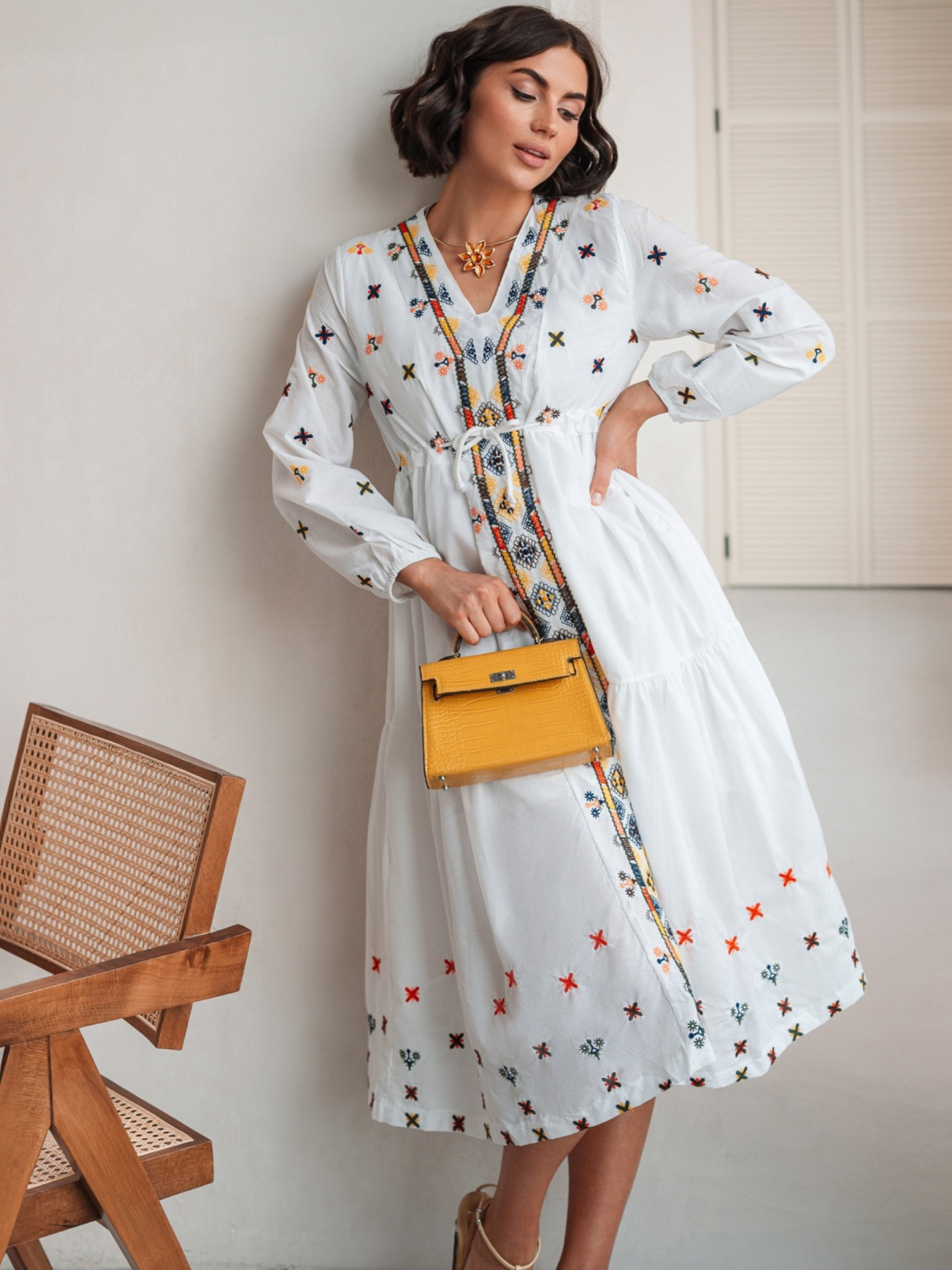 Платье миди Dressa модель 73301 Фото