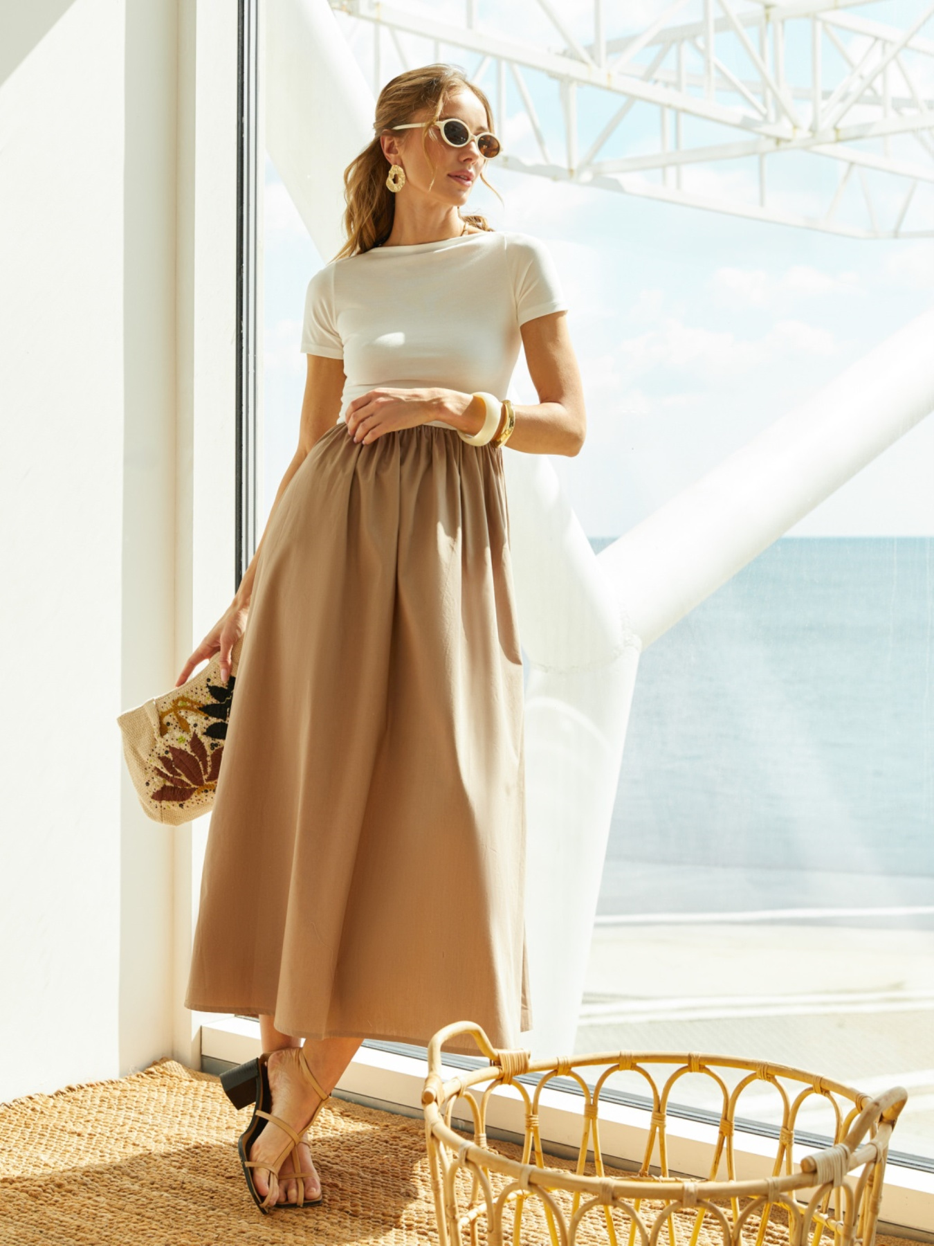 Платье миди Dressa модель 74407 Фото