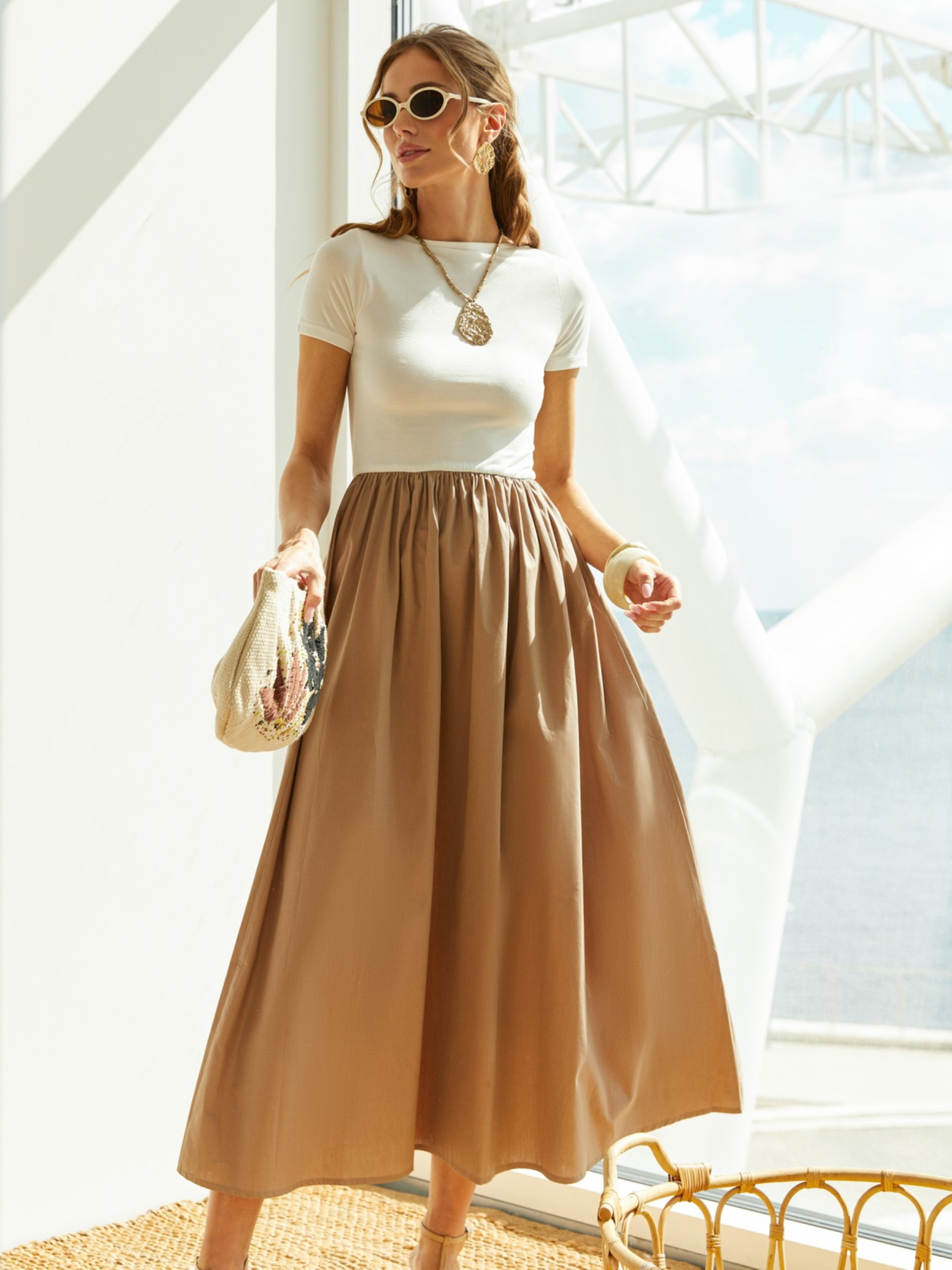 Платье миди Dressa модель 74407 Фото