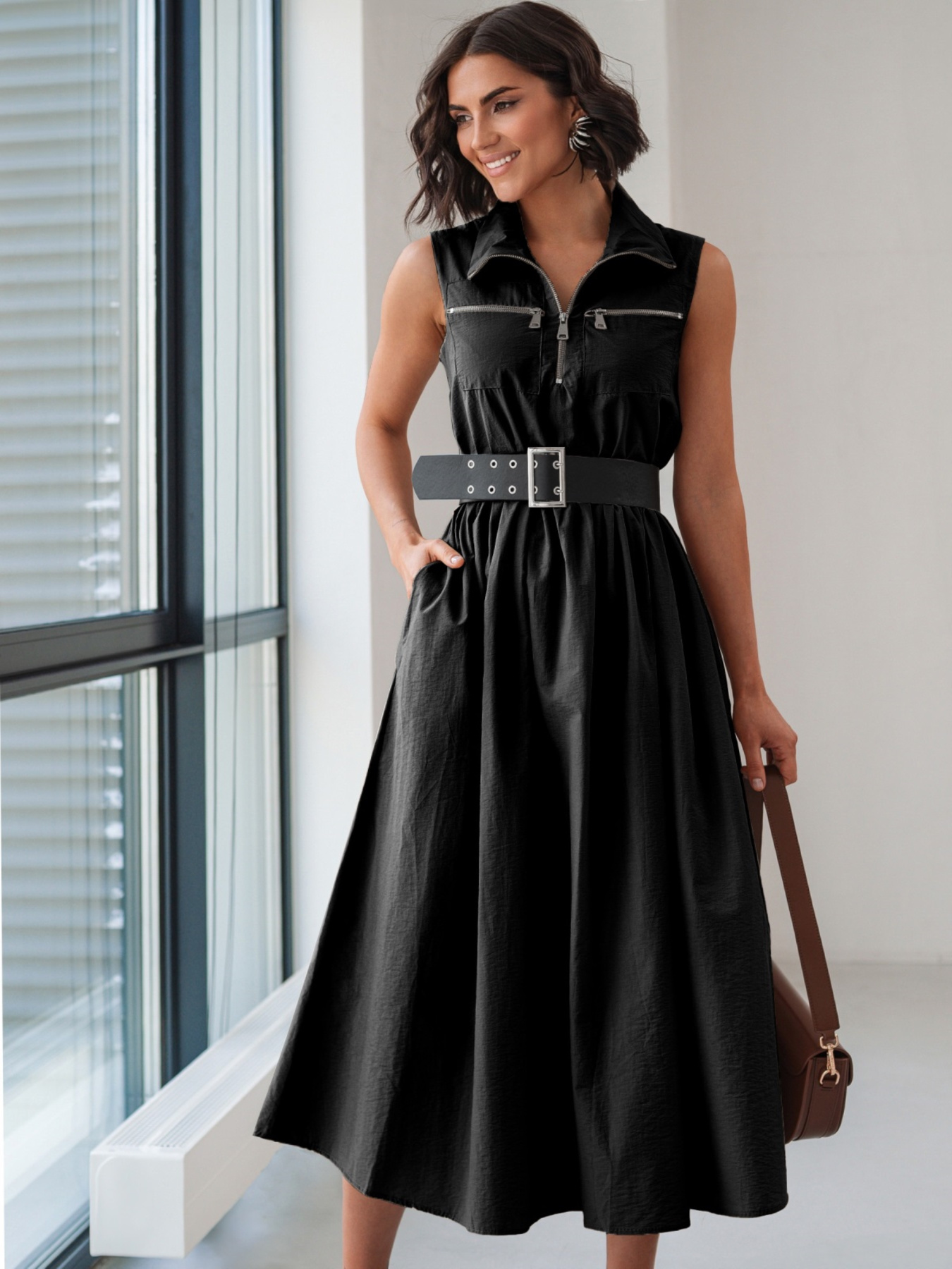 Платье миди Dressa модель 74493 Фото