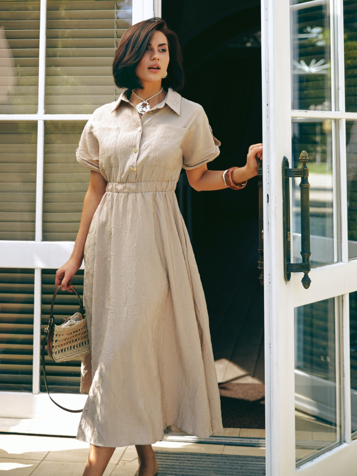 Платье миди Dressa модель 74019 Фото