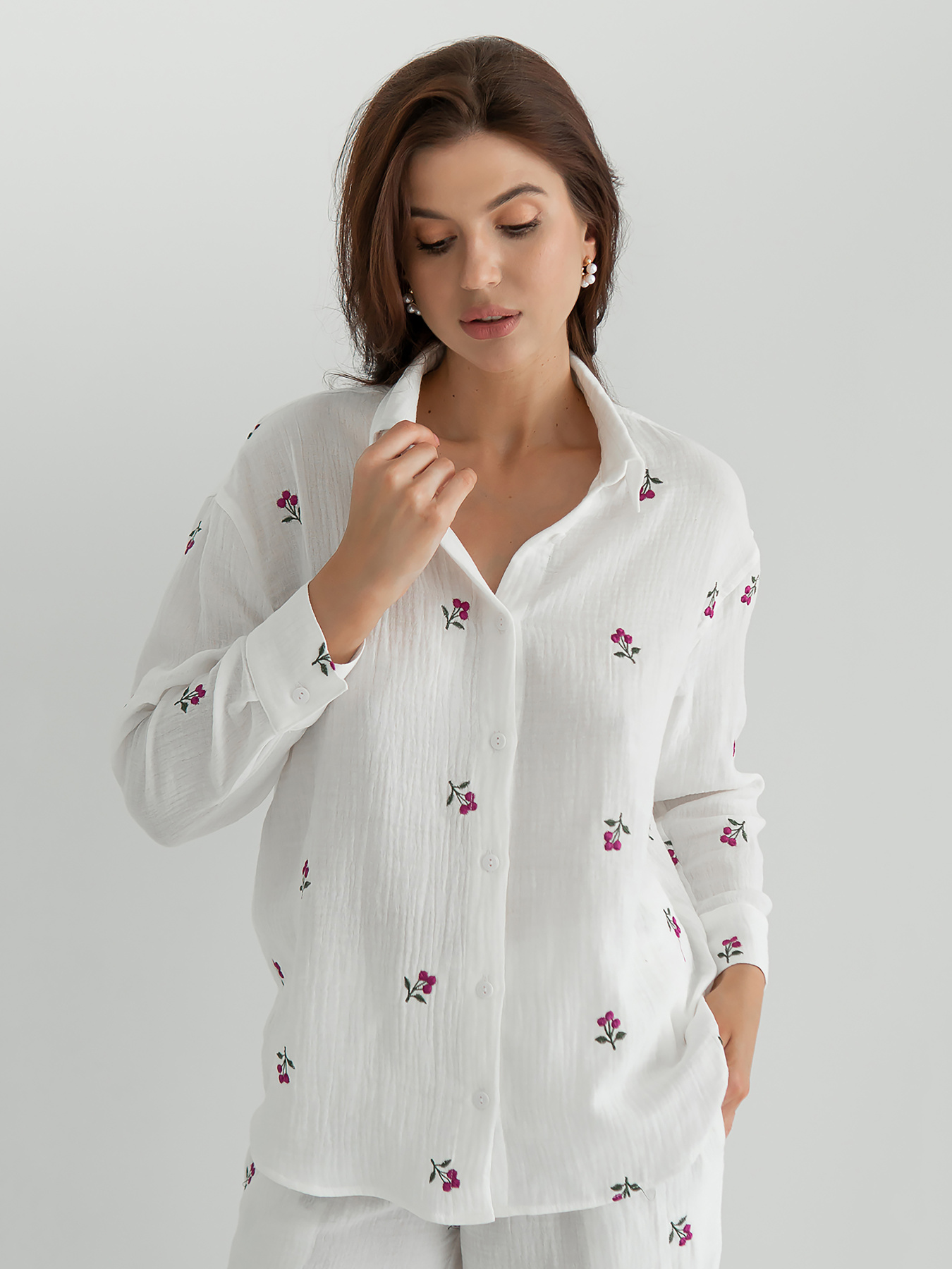 Рубашка повседневная FORLY модель 13882771 Фото