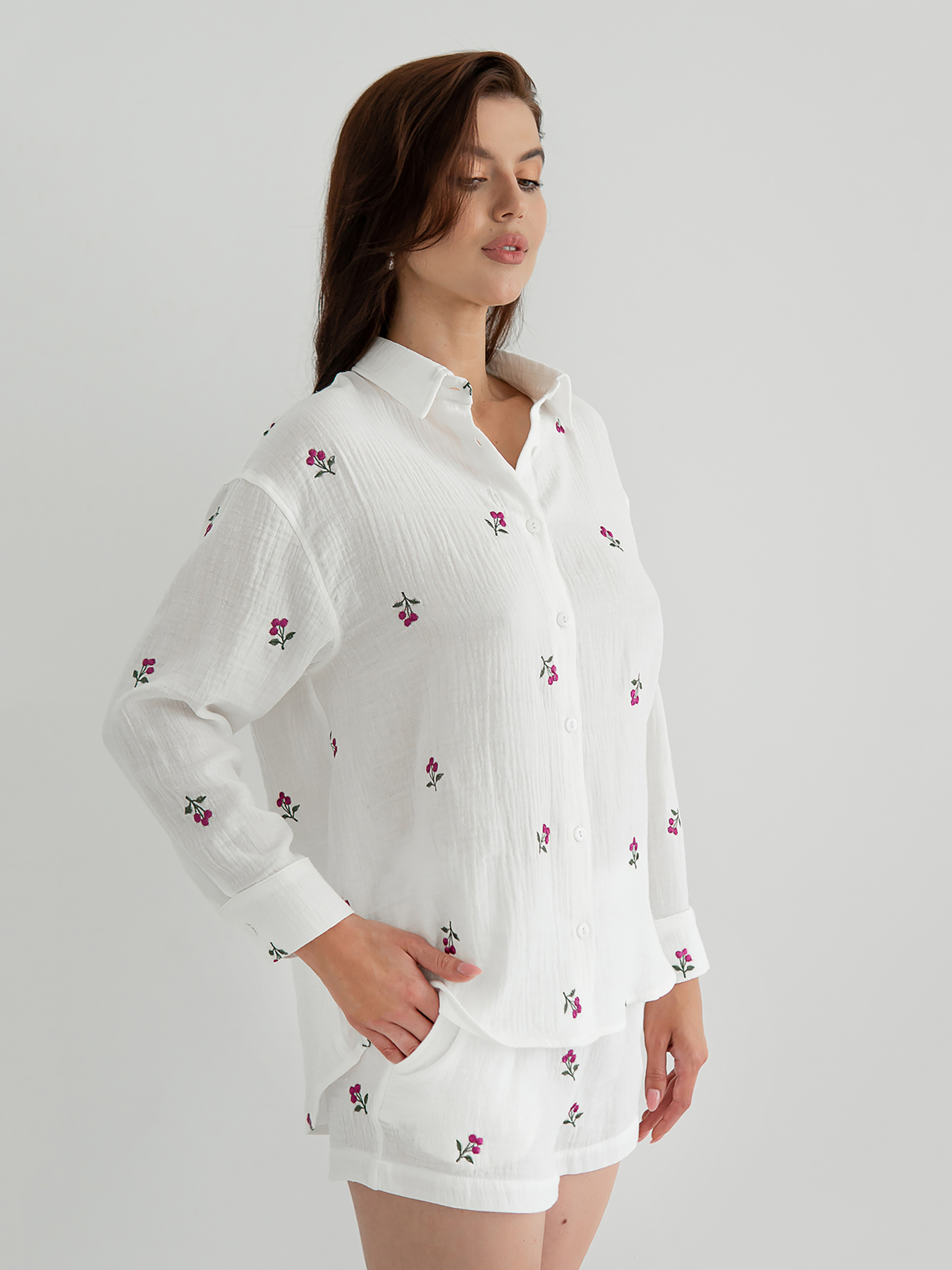 Рубашка повседневная FORLY модель 13882771 Фото