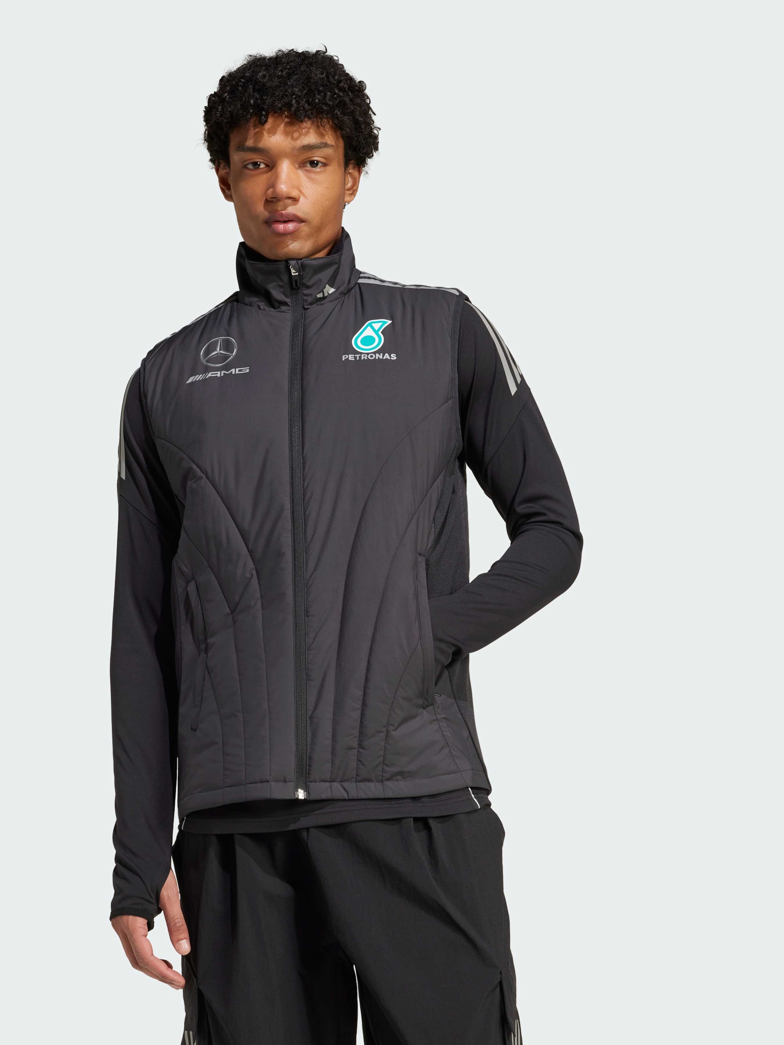 Чоловічий Утеплений жилет adidas  (JX8274) колір чорний, матеріал поліестер