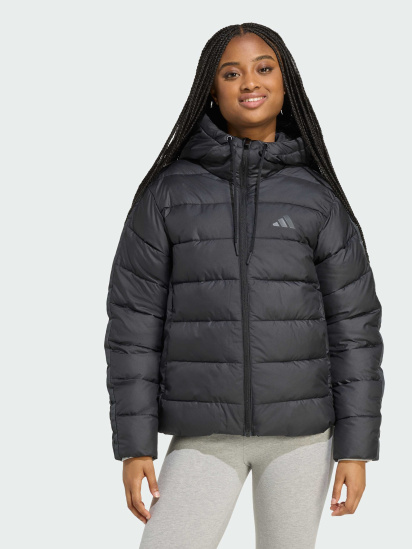 Куртка Essentials CLIMAWARM 3-Stripes Synthetic Down Hooded модель JX7814 - фото