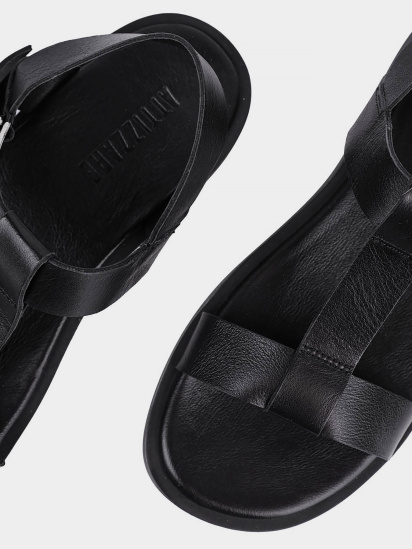 Жіночі сандалі Attizzare шкіряні чорні модель 2993 — фото 5 - INTERTOP