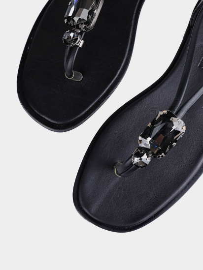 Жіночі сандалі Attizzare шкіряні чорні модель 2501 — фото 5 - INTERTOP