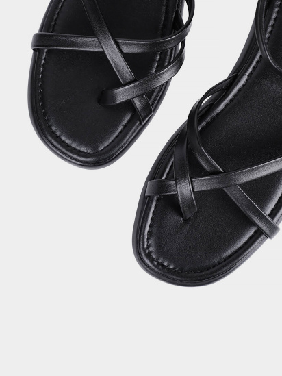 Жіночі сандалі Attizzare шкіряні чорні модель M-55 — фото 5 - INTERTOP