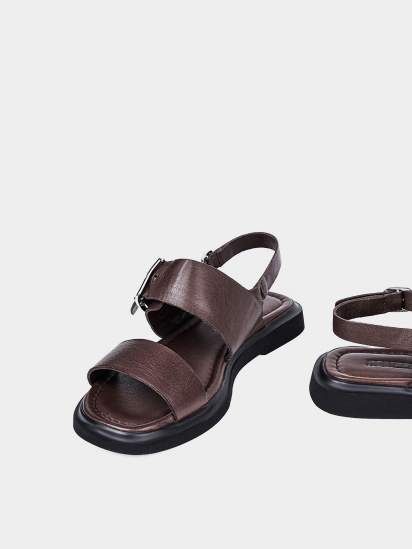 Женские сандалии Attizzare кожаные коричневые модель 581305 — фото - INTERTOP