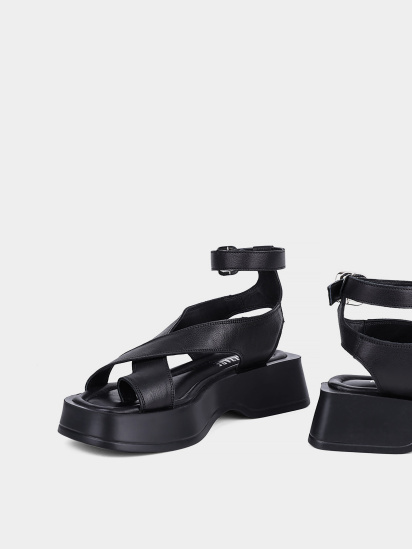 Жіночі сандалі Attizzare шкіряні чорні модель G034 83 T44 — фото 3 - INTERTOP