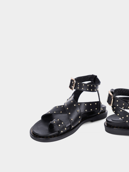 Жіночі сандалі Attizzare шкіряні чорні модель P736 2028 — фото - INTERTOP