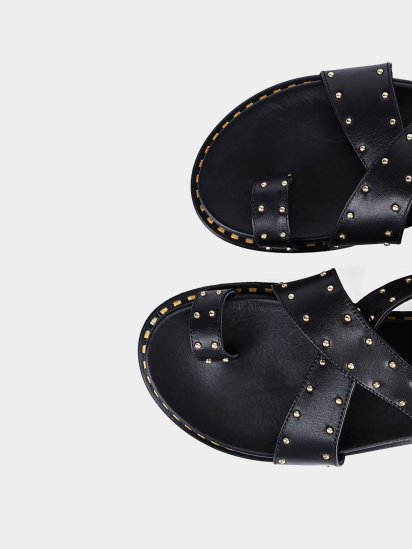 Жіночі сандалі Attizzare шкіряні чорні модель P736 2028 — фото 5 - INTERTOP