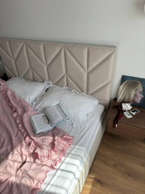 Комплект постільної білизни з тканини ранфорс білий+розовий з рюшами BedclozZzes модель 15241 Фото