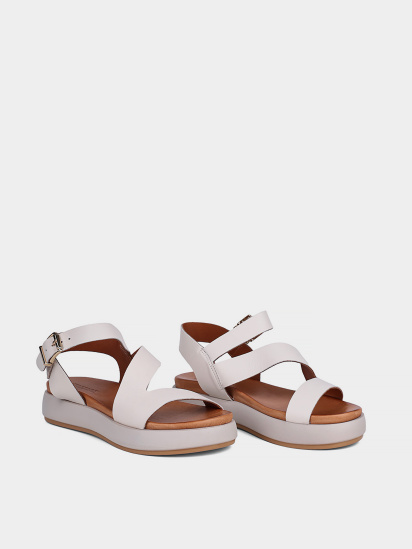 Жіночі сандалі Attizzare шкіряні білі модель 03-2836 — фото 3 - INTERTOP