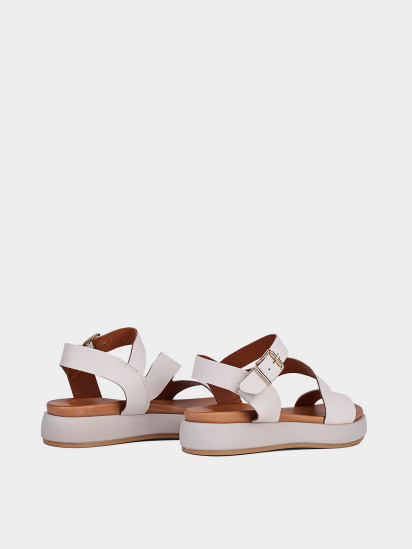 Жіночі сандалі Attizzare шкіряні білі модель 03-2836 — фото 4 - INTERTOP