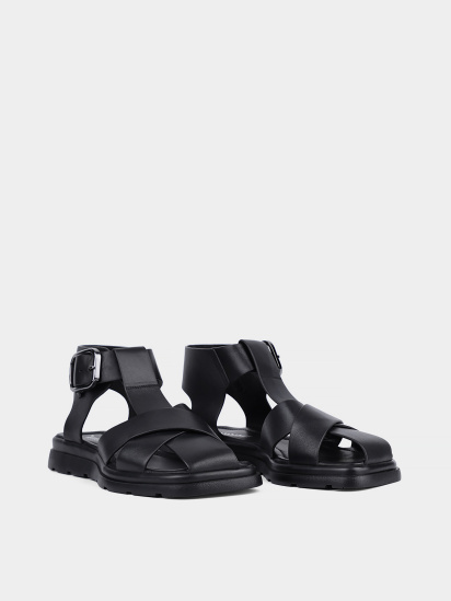 Жіночі сандалі Attizzare шкіряні чорні модель 3625 — фото 3 - INTERTOP