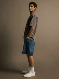 Шорти джинсові DIVERSE модель 10047186 Фото