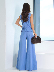 Діловий костюм ISSA Plus Модель 14763_голубой Фото