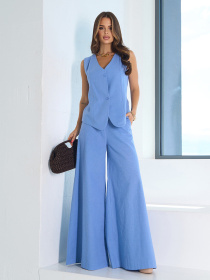 Діловий костюм ISSA Plus Модель 14763_голубой Фото