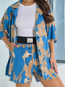 Костюм ISSA Plus модель 15193_голубой Фото