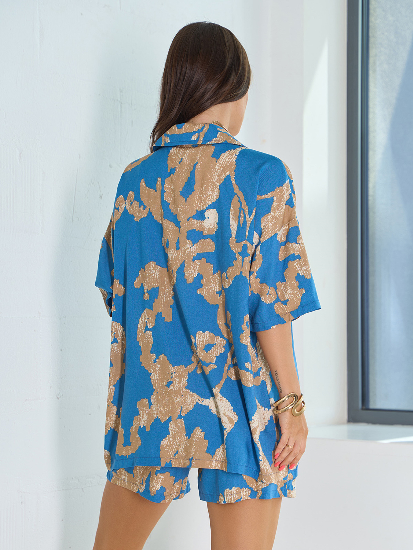 Повсякденний костюм ISSA Plus модель 15193_голубой Повсякденний костюм ISSA Plus модель 15193_голубой Фото