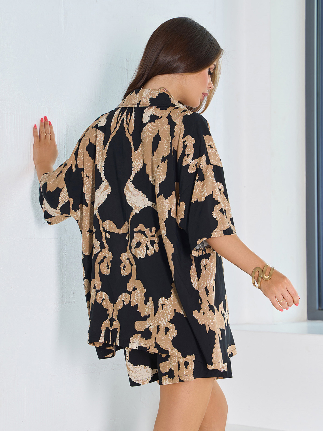 Повсякденний костюм ISSA Plus модель 15193_черный Повсякденний костюм ISSA Plus модель 15193_черный Фото