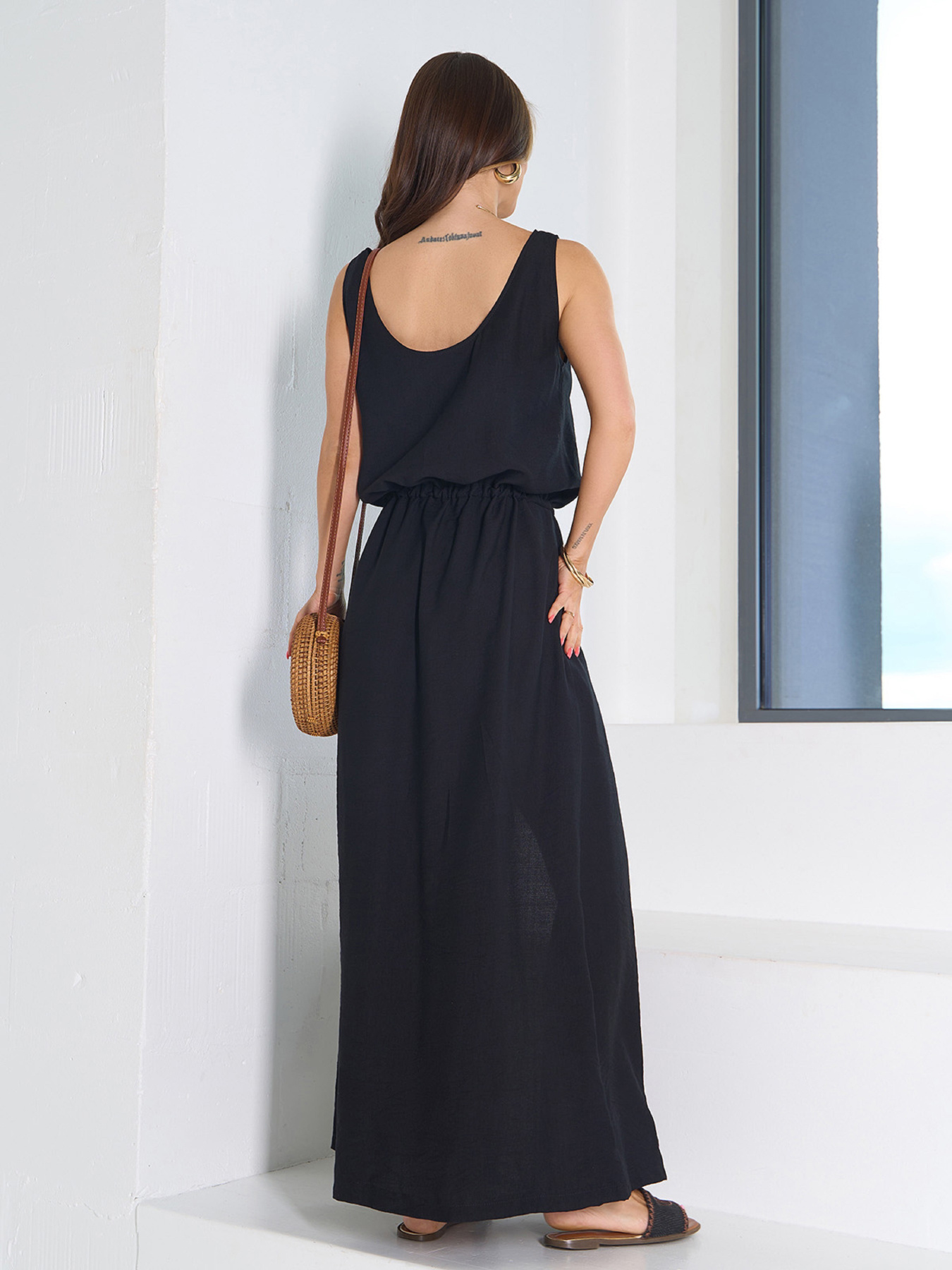 Сарафан ISSA Plus модель 15194_черный Фото