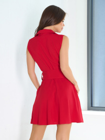 Платье мини ISSA Plus модель 15195_красный Фото
