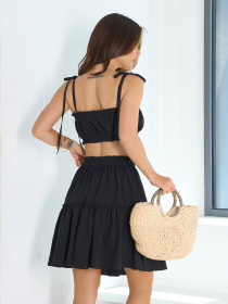 Повсякденний костюм ISSA Plus модель 15197_черный Фото