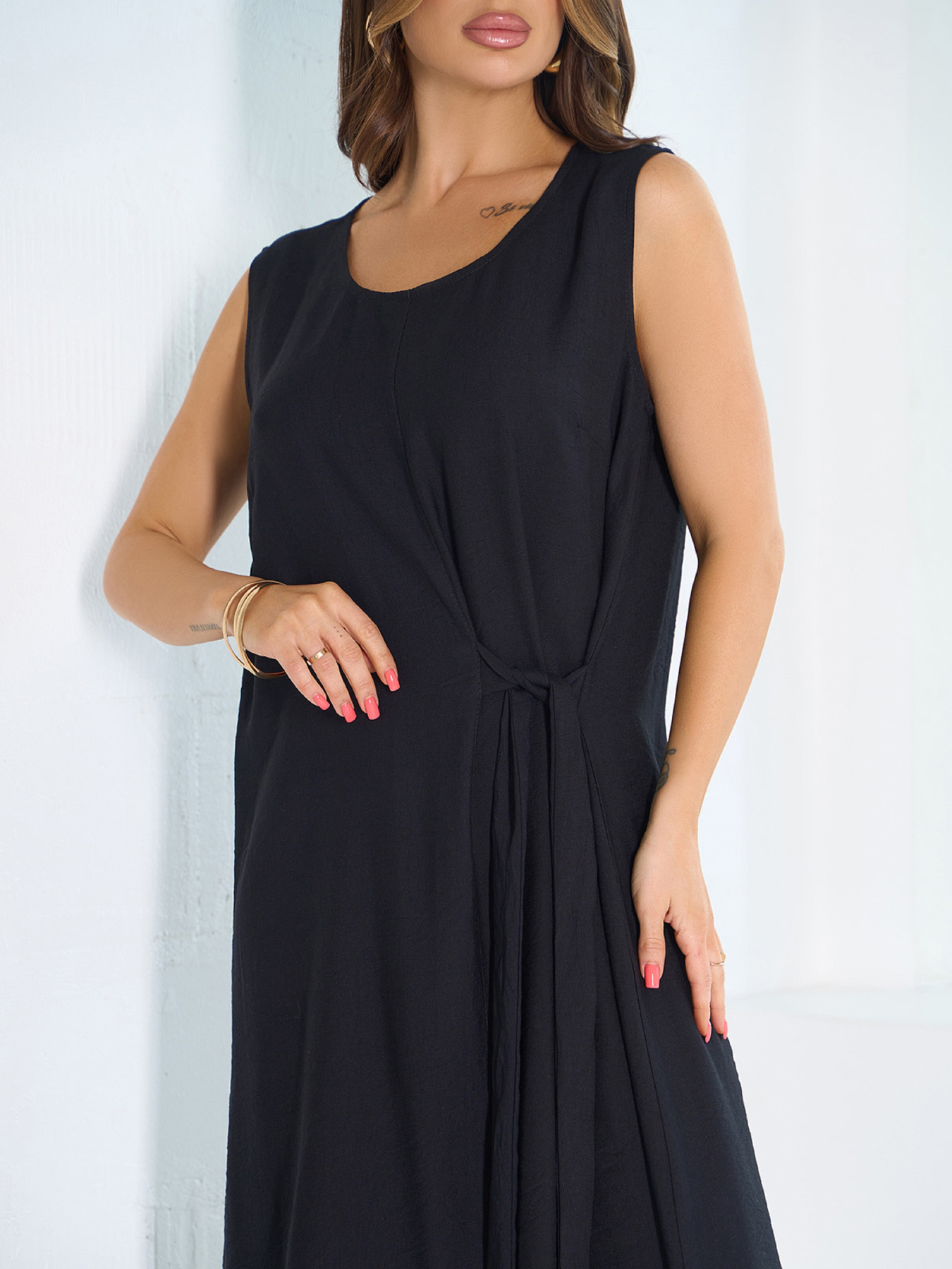 Сарафан ISSA Plus модель 15198_черный Фото