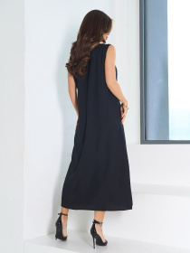 Сарафан ISSA Plus модель 15198_черный Фото