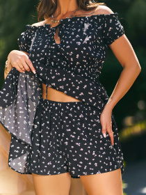 Платье мини ISSA Plus модель 15213_черный Фото