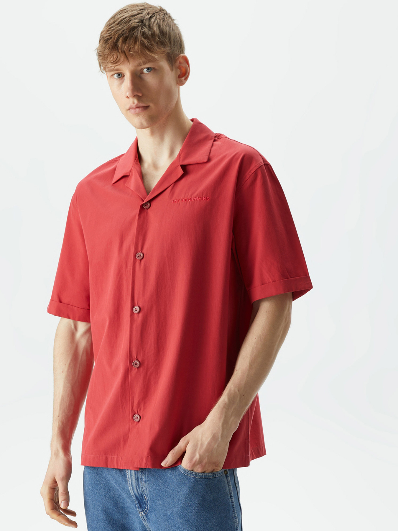 Сорочка повсякденна Les Benjamins модель LB24SSESSMUSH.304 Фото