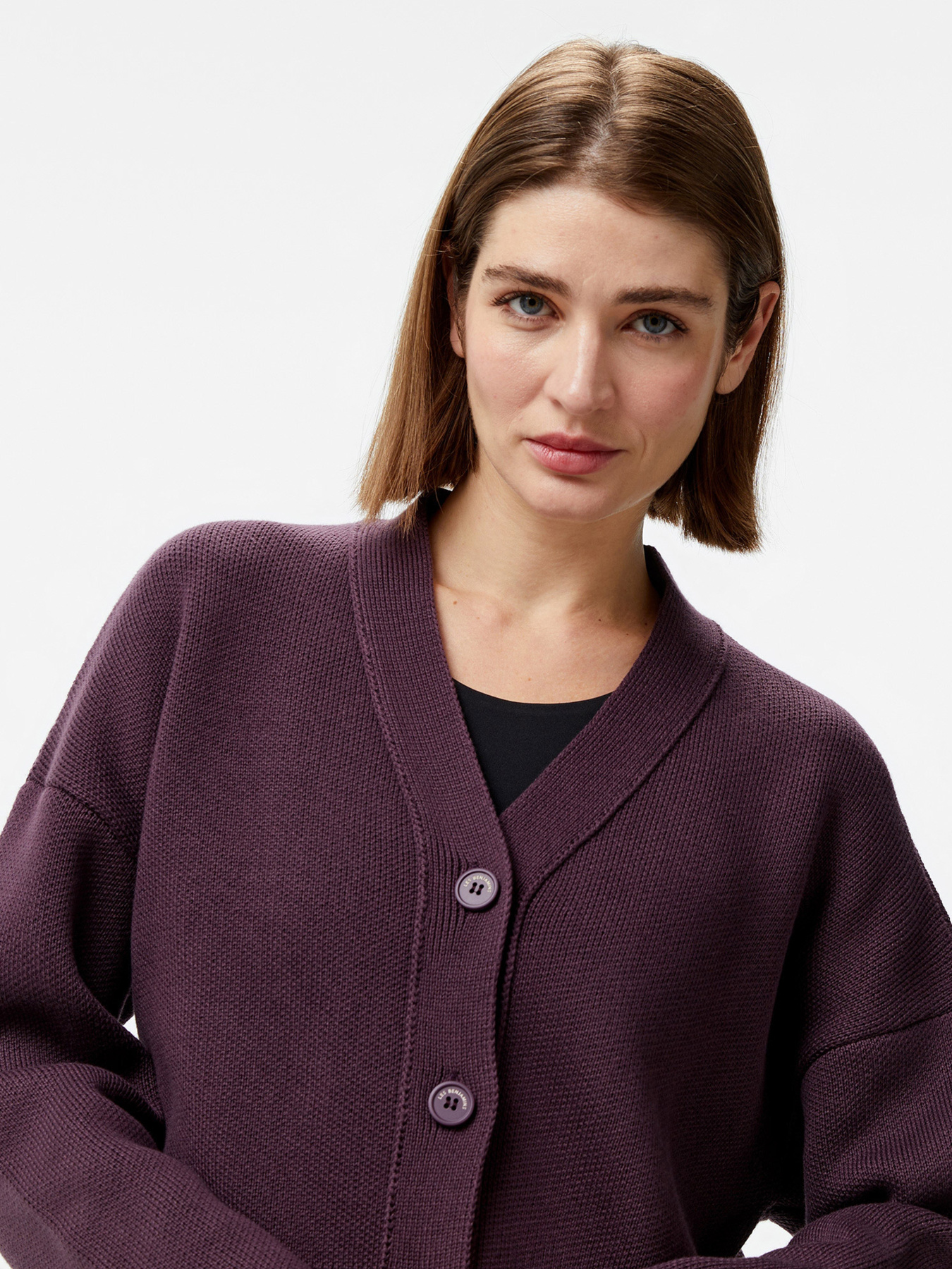 Кардиган Les Benjamins модель LB24FWESSFUCG-303.1591 Фото