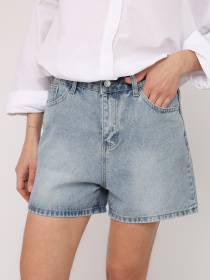 Джинсовые шорты YUKI модель ЦБ-00268464 Фото