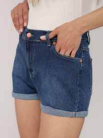 Джинсовые шорты YUKI модель ЦБ-00275293 Фото