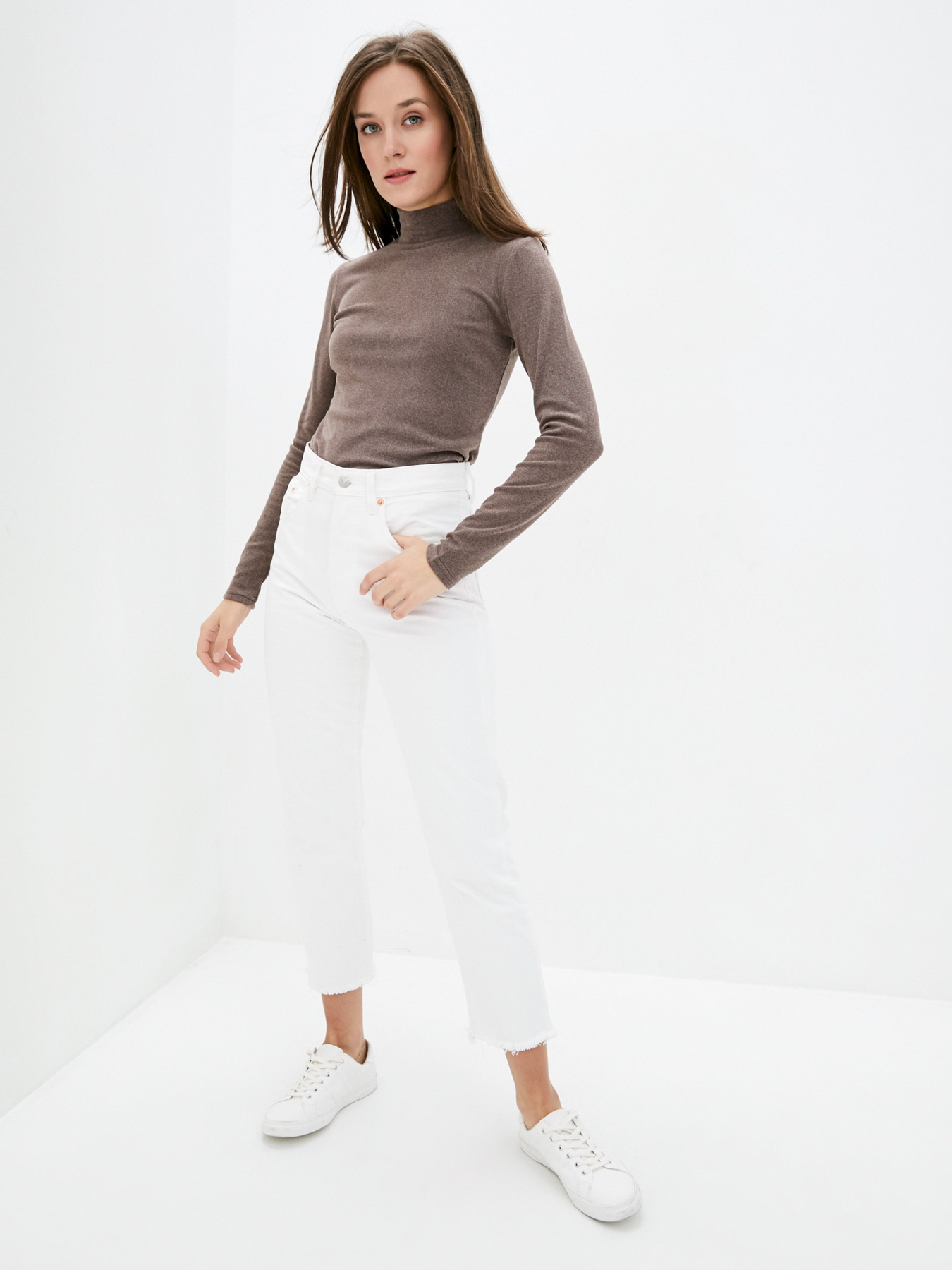 Водолазка ISSA Plus модель 12937_brown Фото