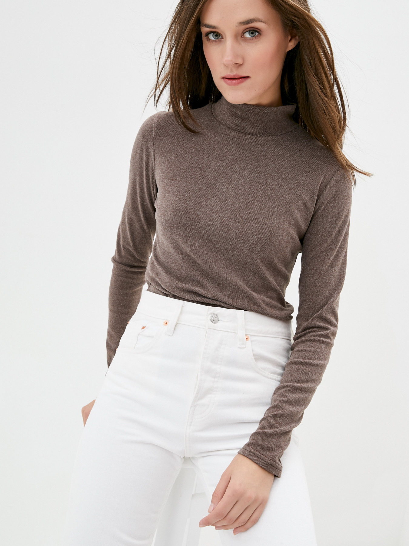 Водолазка ISSA Plus модель 12937_brown Фото