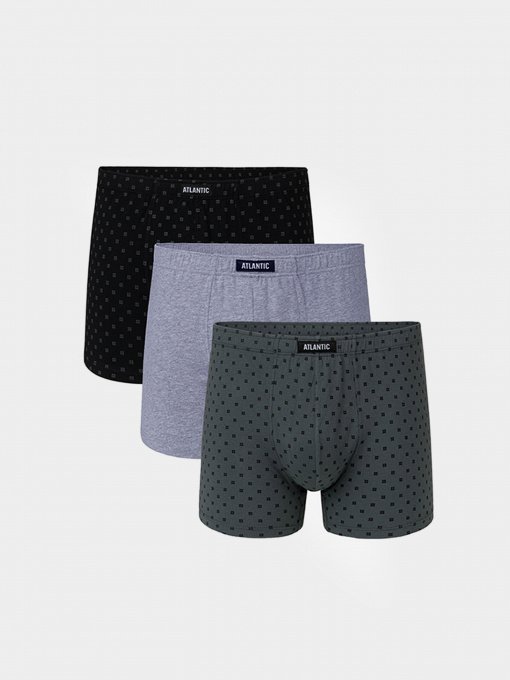Набір трусів Atlantic модель 3MH-030_CZA_SZM_KHAJ Фото