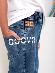 Прямые джинсы ISSA Plus модель CD-450_blue Фото