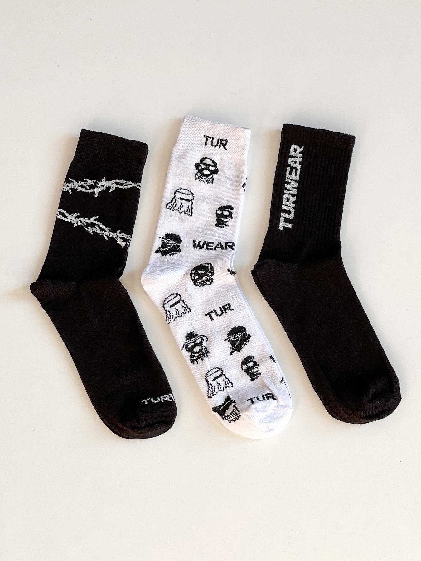 Набор носков TUR Warcore модель 000010498 Набор носков TUR Warcore модель 000010498 Фото