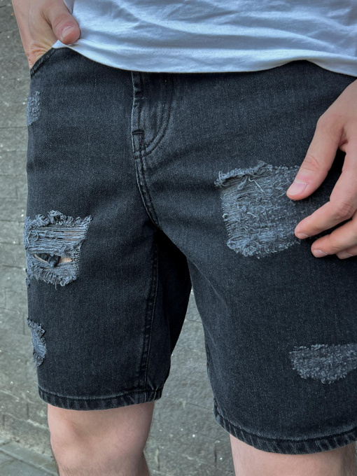 Джинсові шорти TUR Дестрой модель 000010007 Джинсові шорти TUR Дестрой модель 000010007 Фото