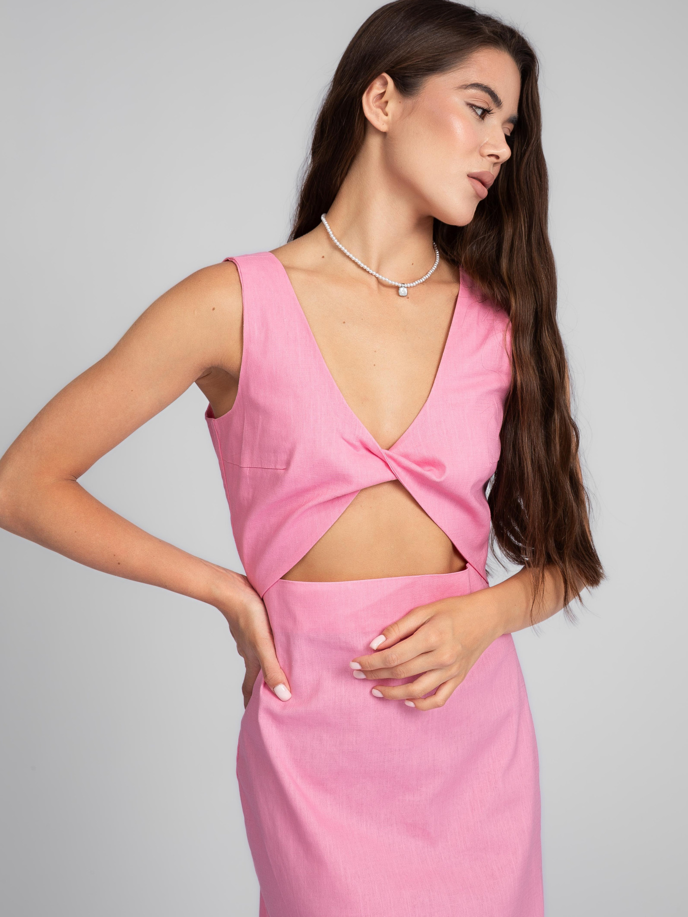 Платье миди Famo модель PLA-127_03 Фото