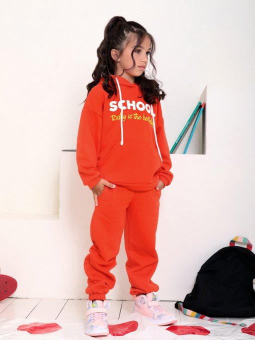 Спортивний костюм ISSA Plus модель CD-440_orange Фото