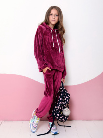 Спортивний костюм ISSA Plus модель CD-443_raspberry Фото