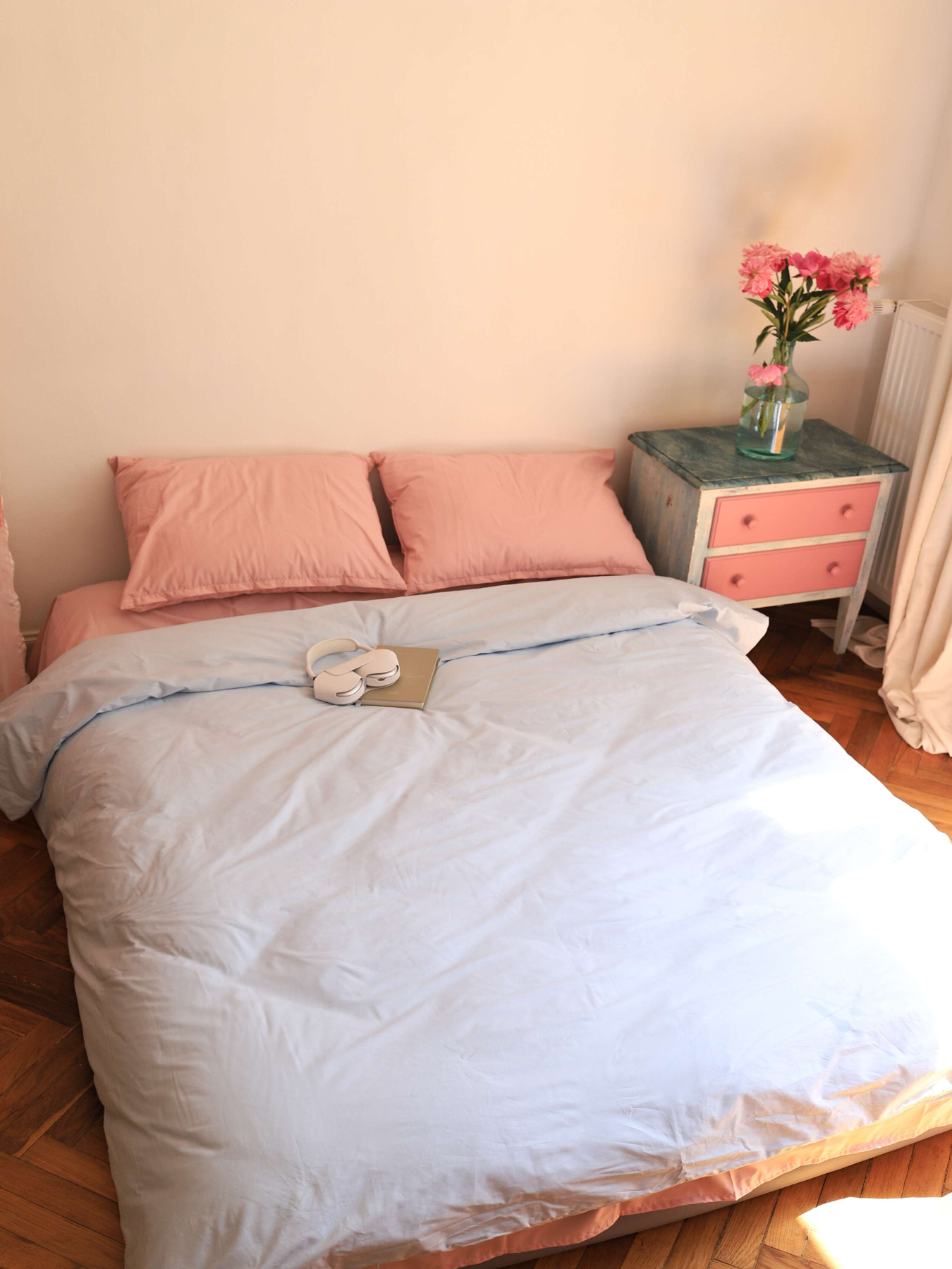 Комплект постільної білизни з тканини ранфорс blue&pink кольору BedclozZzes модель 12121 Фото