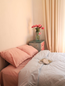 Комплект постільної білизни з тканини ранфорс blue&pink кольору BedclozZzes модель 12121 Фото