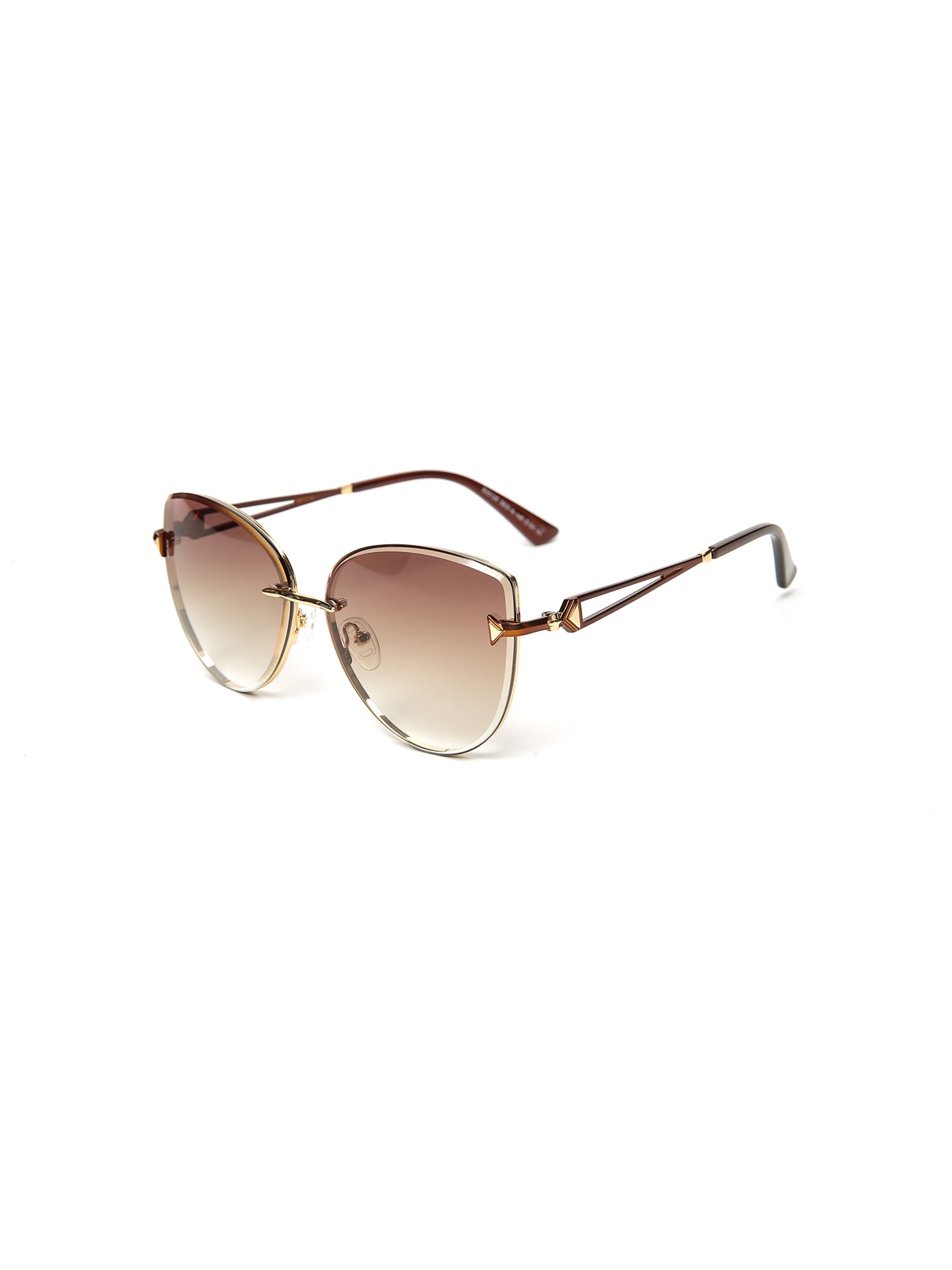 LuckyLOOK Сонцезахисні окуляри (LL2933534724075) Жіноче колір - Коричневий матеріал - Пластик/метал
