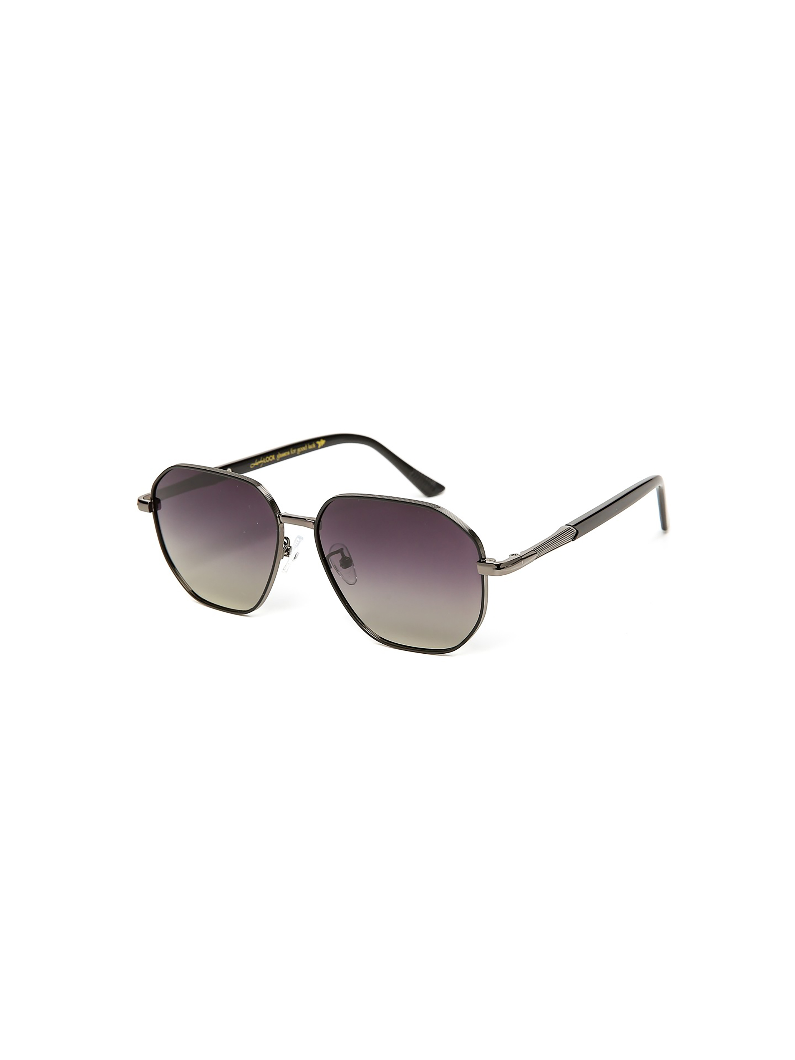 LuckyLOOK Сонцезахисні окуляри (LL2933534727854) Чоловіче колір - Сірий матеріал - Метал