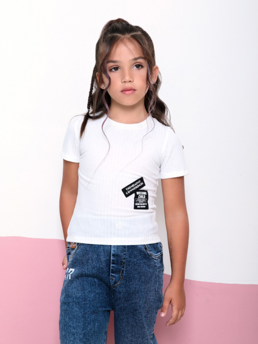 Футболка ISSA Plus модель CD-445_white Фото